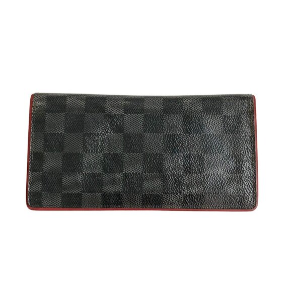Louis Vuitton Damier Graphite Canvas Brazza Wallet - Picture 1 of 7